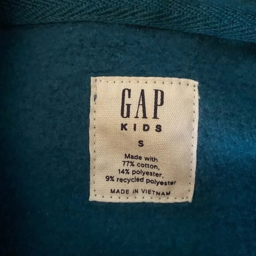 Gap Kids Hoodie Boys Small Tie Dye Full Zip Logo Sweatshirt Skater School